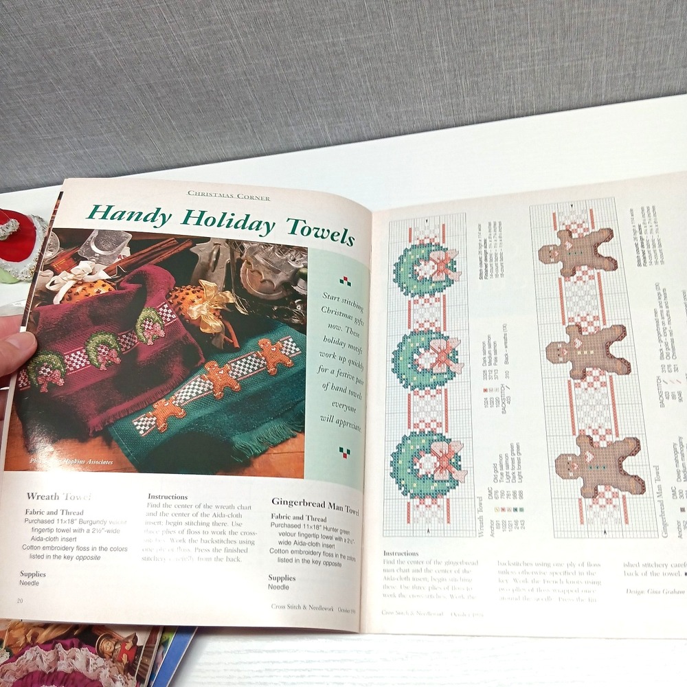 Vintage 1998 Halloween Cross Stitch Magazine BH&G Needlework Crafts Patterns - Picture 4 of 6